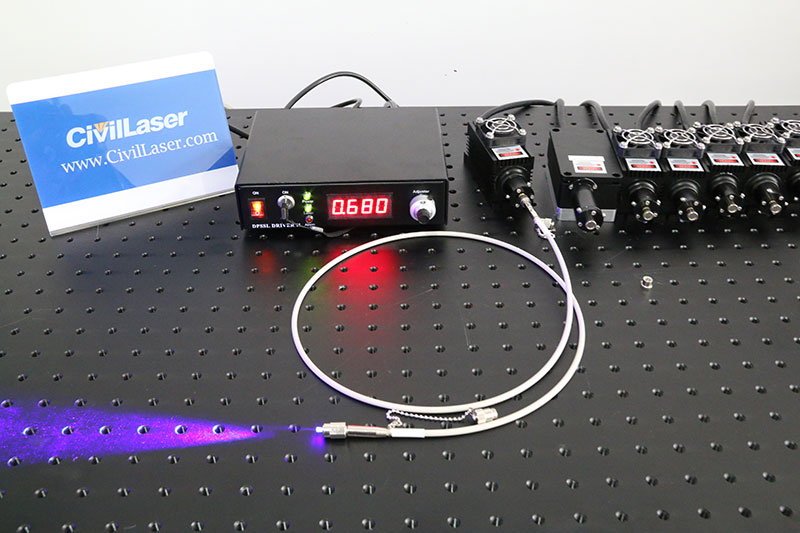 multi-mode fiber coupled laser